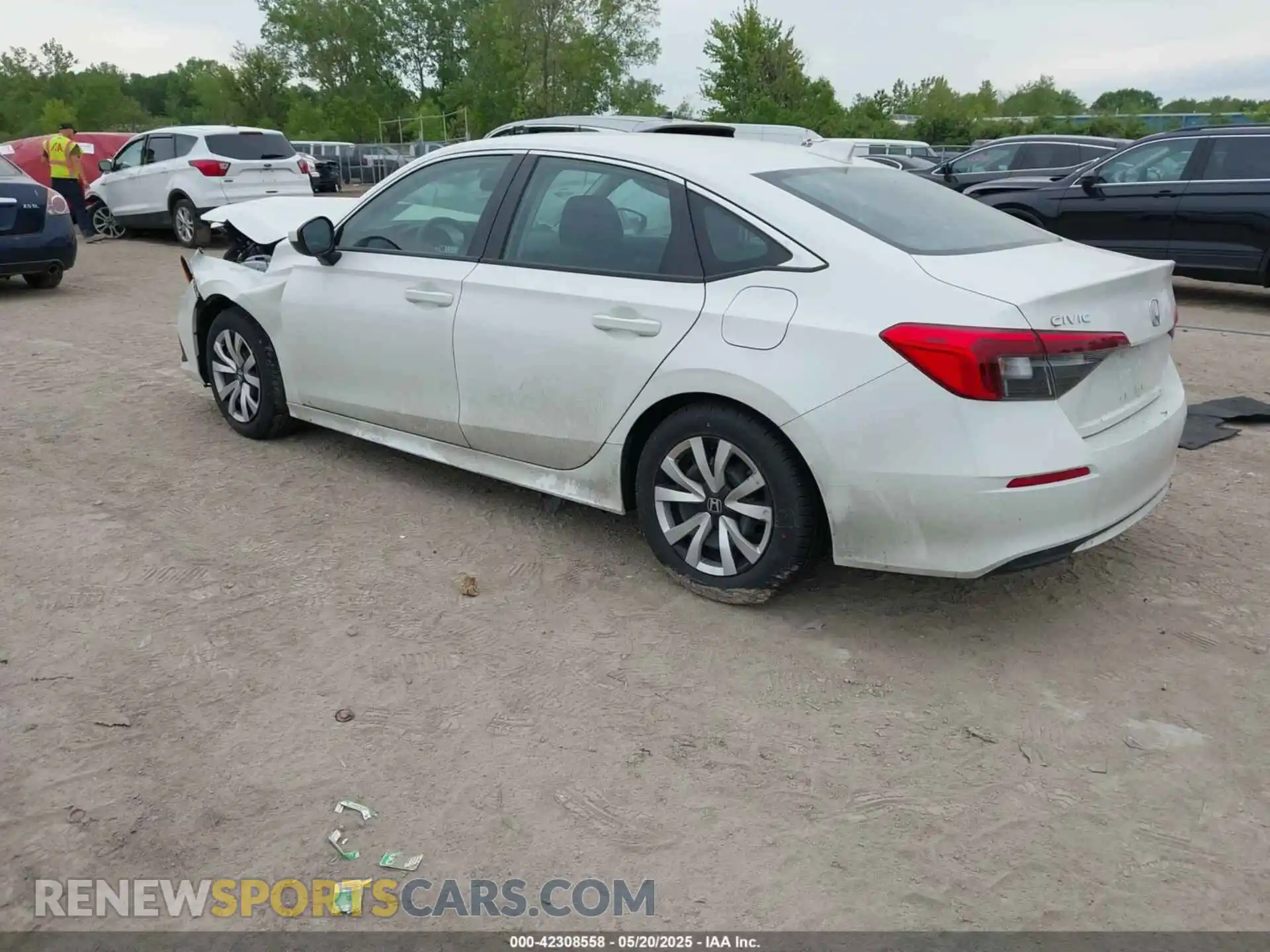 3 Photograph of a damaged car 2HGFE2F25NH527357 HONDA CIVIC 2022