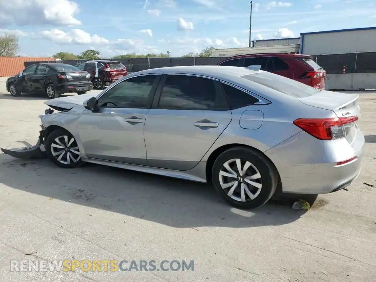 2 Photograph of a damaged car 2HGFE2F25NH530095 HONDA CIVIC 2022
