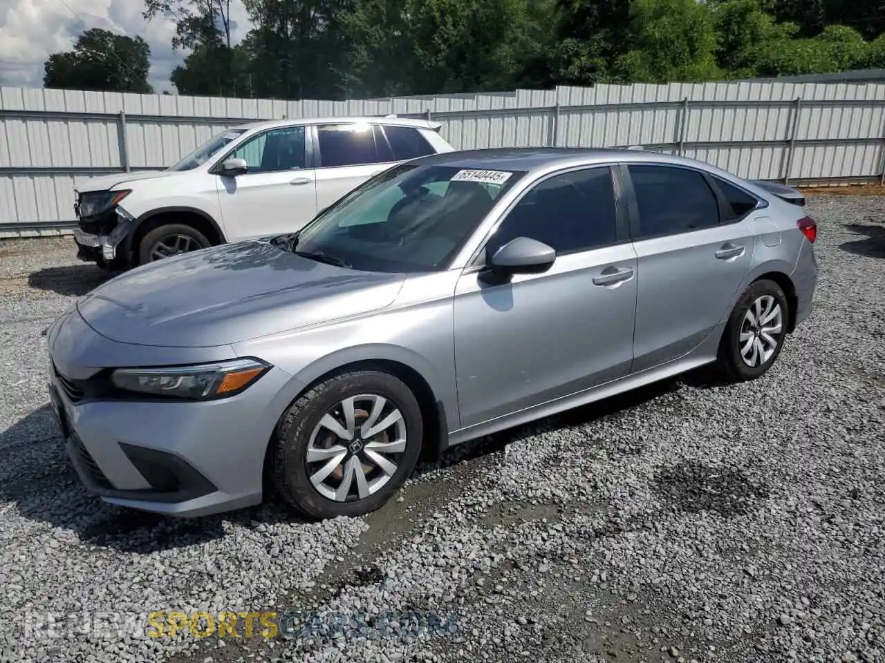 1 Photograph of a damaged car 2HGFE2F25NH558818 HONDA CIVIC 2022