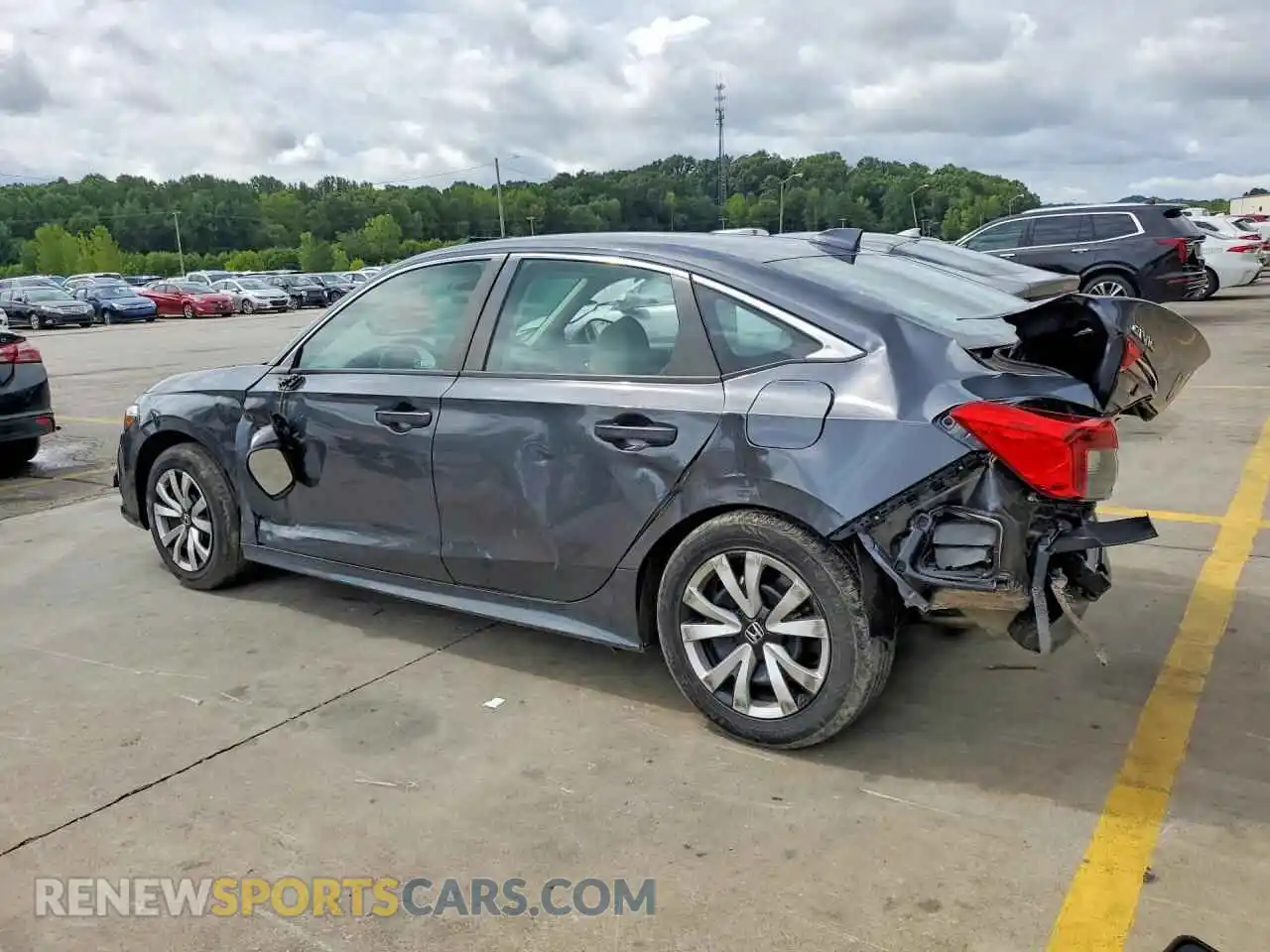 2 Photograph of a damaged car 2HGFE2F25NH589941 HONDA CIVIC 2022
