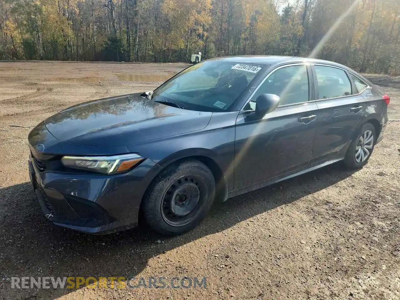 1 Photograph of a damaged car 2HGFE2F26NH102763 HONDA CIVIC 2022