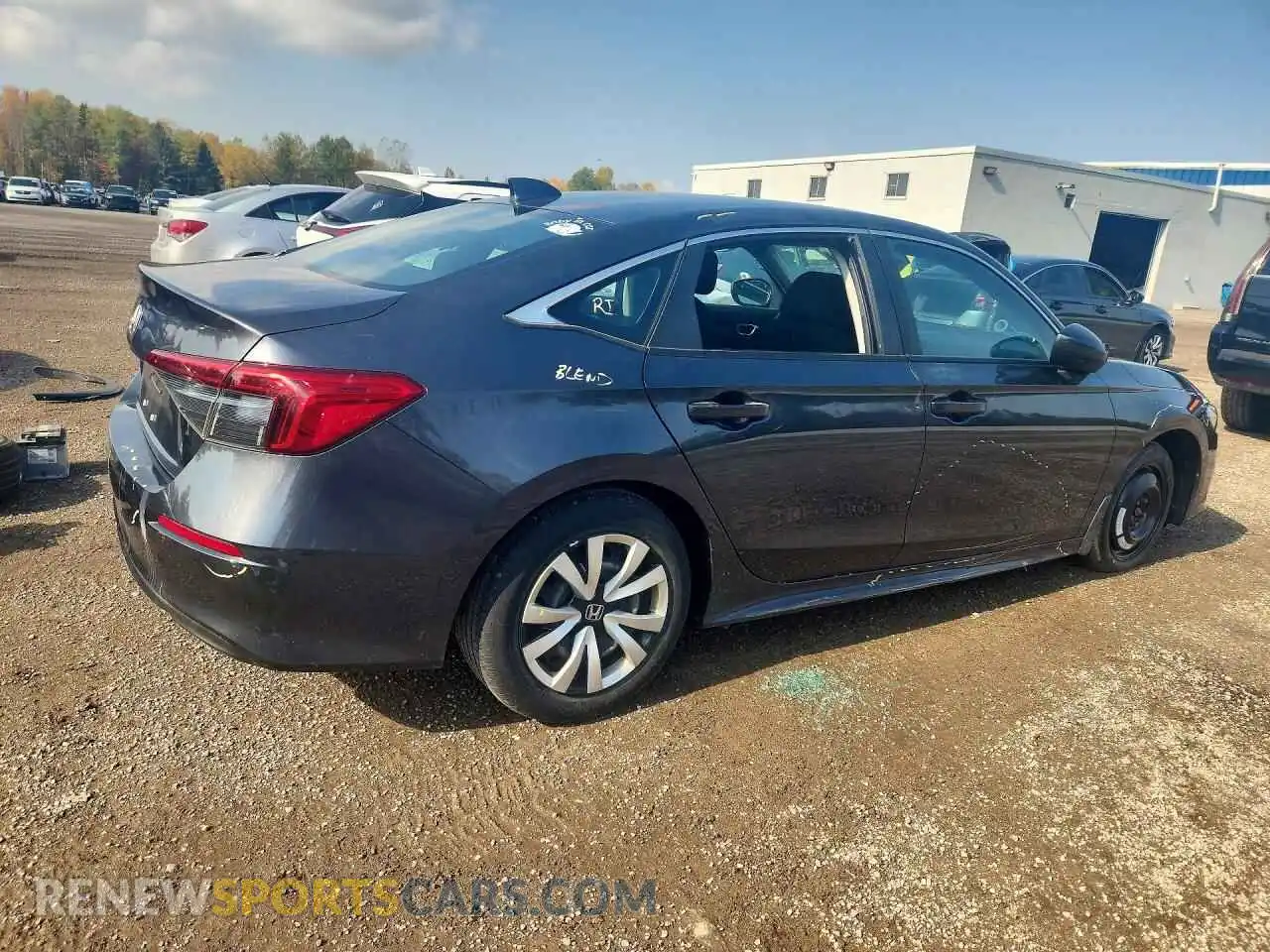 3 Photograph of a damaged car 2HGFE2F26NH102763 HONDA CIVIC 2022