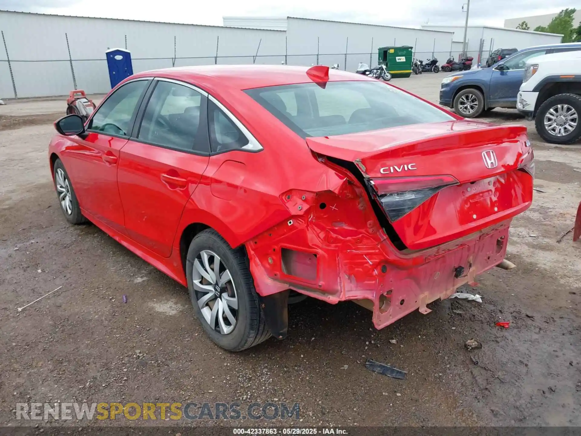 3 Photograph of a damaged car 2HGFE2F26NH511684 HONDA CIVIC 2022