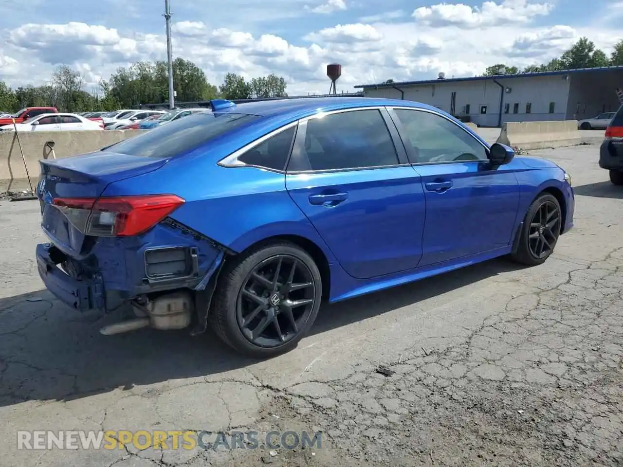 3 Photograph of a damaged car 2HGFE2F27NH528476 HONDA CIVIC 2022