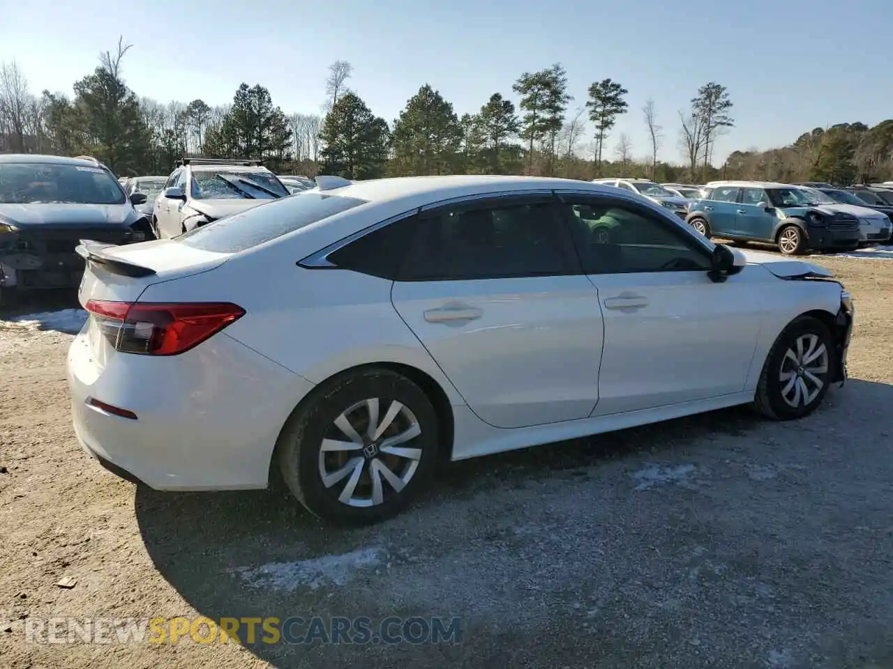 3 Photograph of a damaged car 2HGFE2F27NH539722 HONDA CIVIC 2022