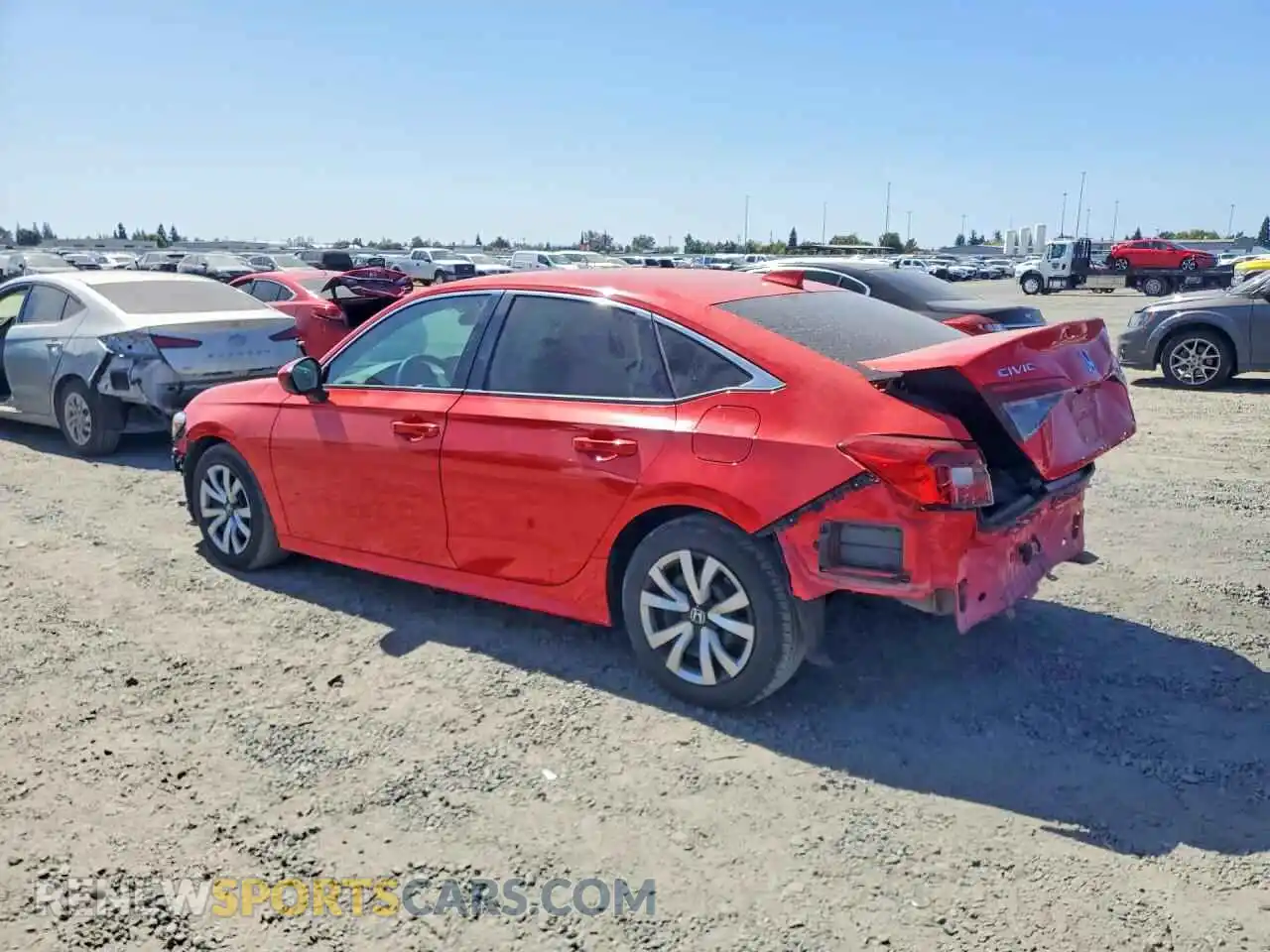 2 Photograph of a damaged car 2HGFE2F28NH548459 HONDA CIVIC 2022