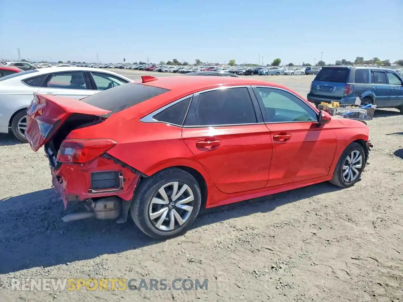 3 Photograph of a damaged car 2HGFE2F28NH548459 HONDA CIVIC 2022