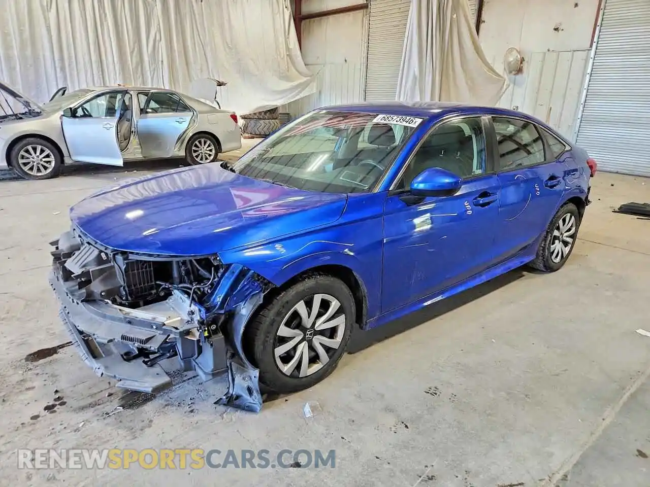 1 Photograph of a damaged car 2HGFE2F28NH574656 HONDA CIVIC 2022