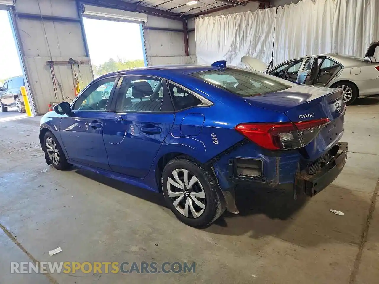 2 Photograph of a damaged car 2HGFE2F28NH574656 HONDA CIVIC 2022