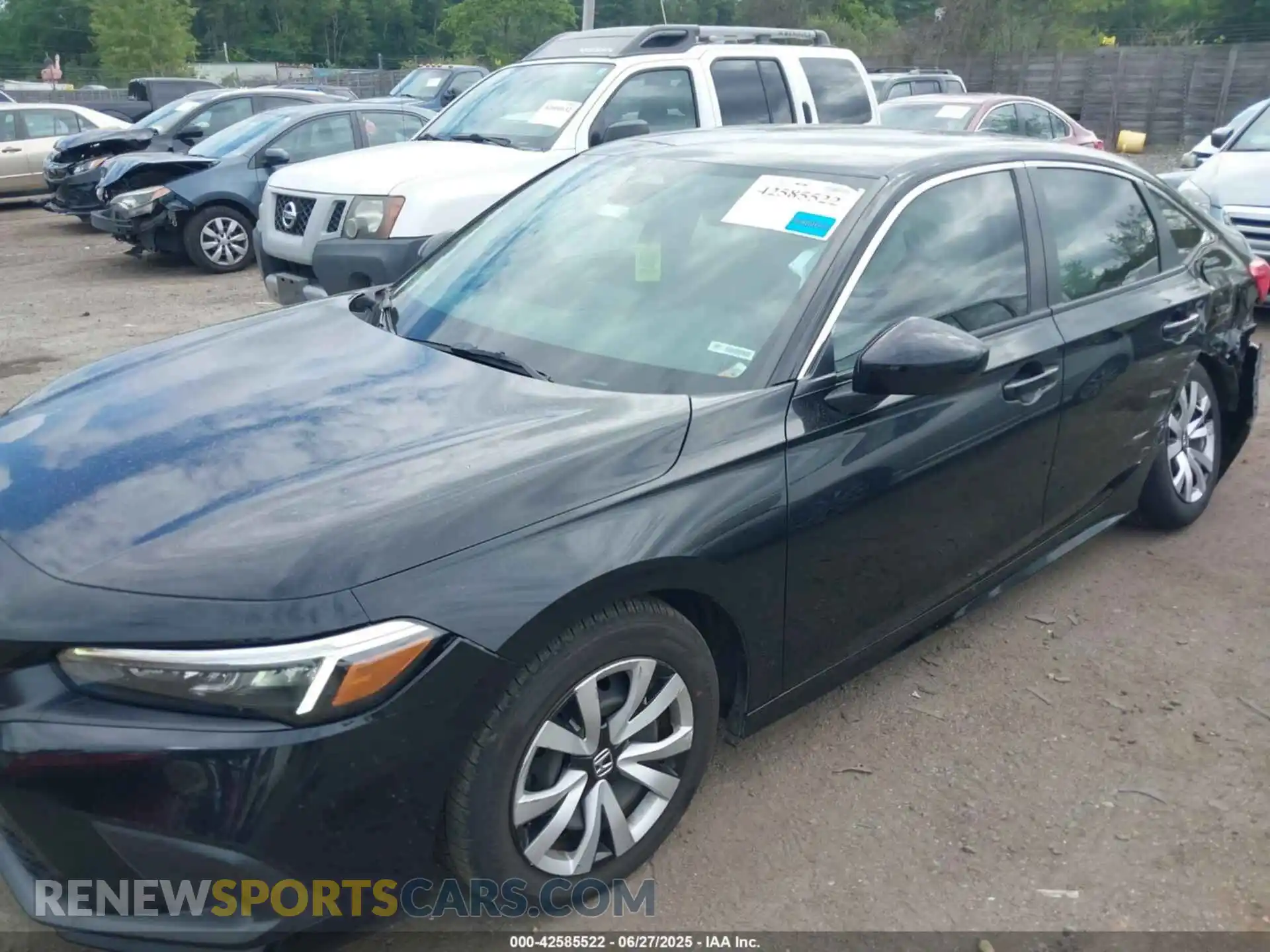 2 fotografías del automóvil dañado 2HGFE2F29NH523554 HONDA CIVIC 2022