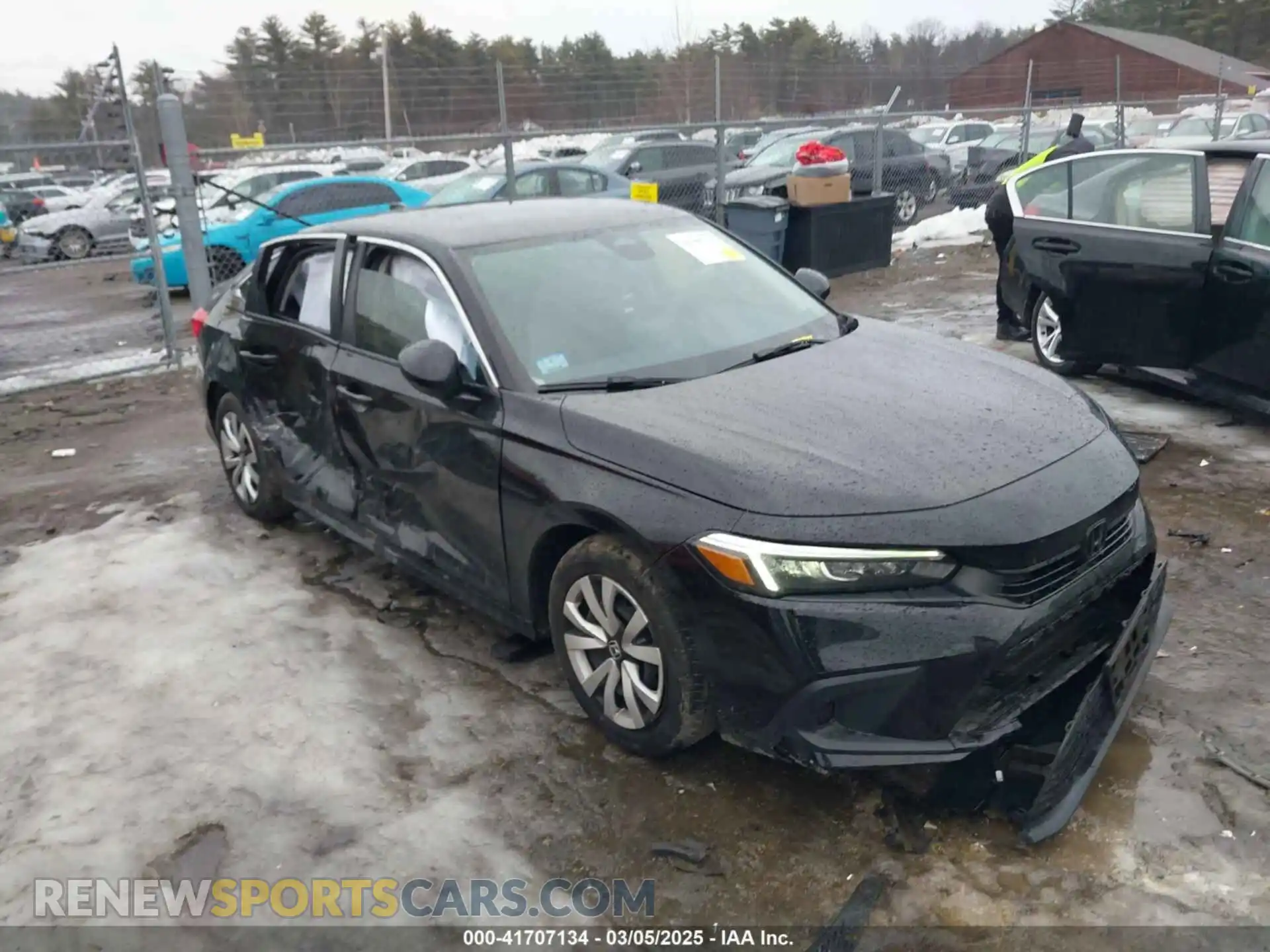 1 Photograph of a damaged car 2HGFE2F29NH528219 HONDA CIVIC 2022