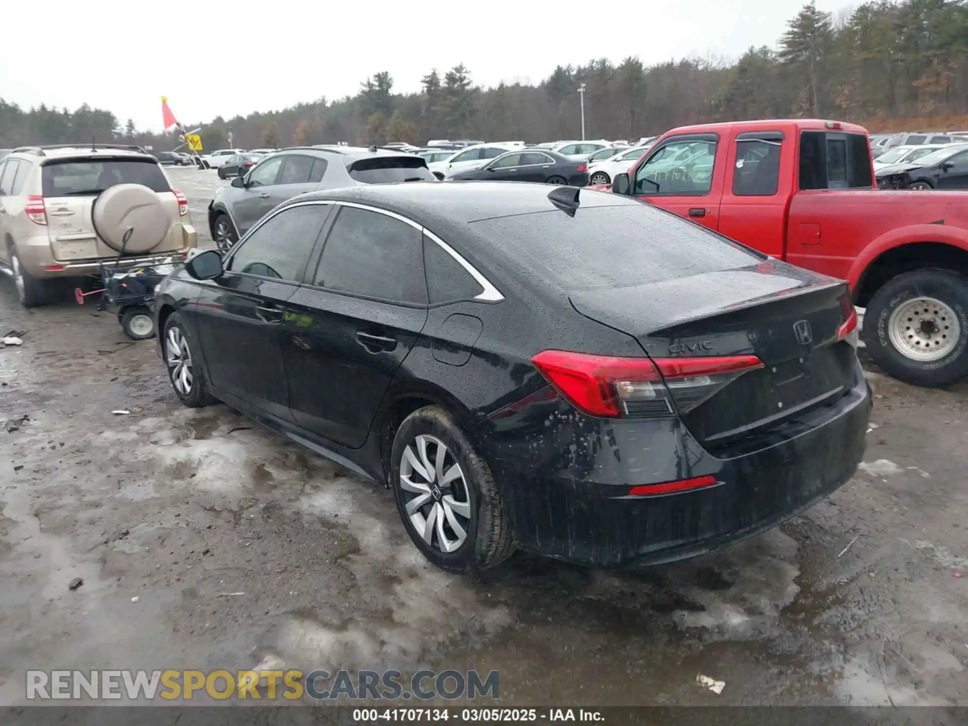 3 Photograph of a damaged car 2HGFE2F29NH528219 HONDA CIVIC 2022
