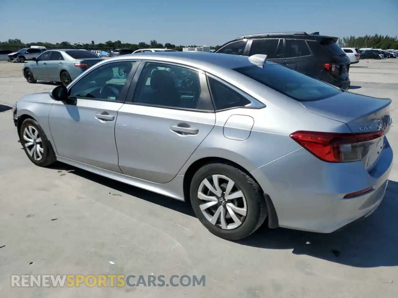 2 fotografías del automóvil dañado 2HGFE2F29NH574178 HONDA CIVIC 2022