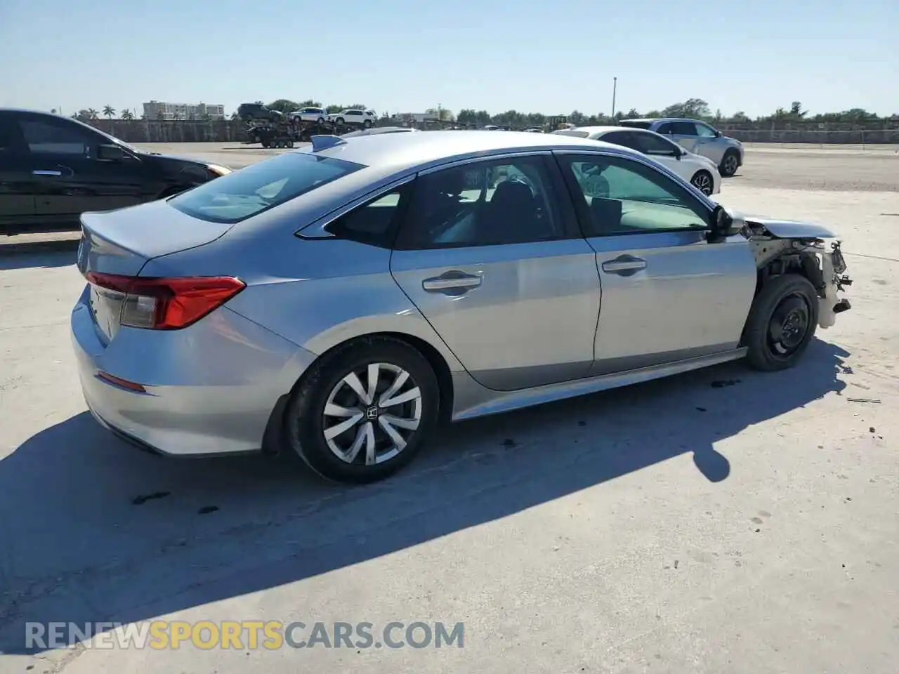 3 fotografías del automóvil dañado 2HGFE2F29NH574178 HONDA CIVIC 2022