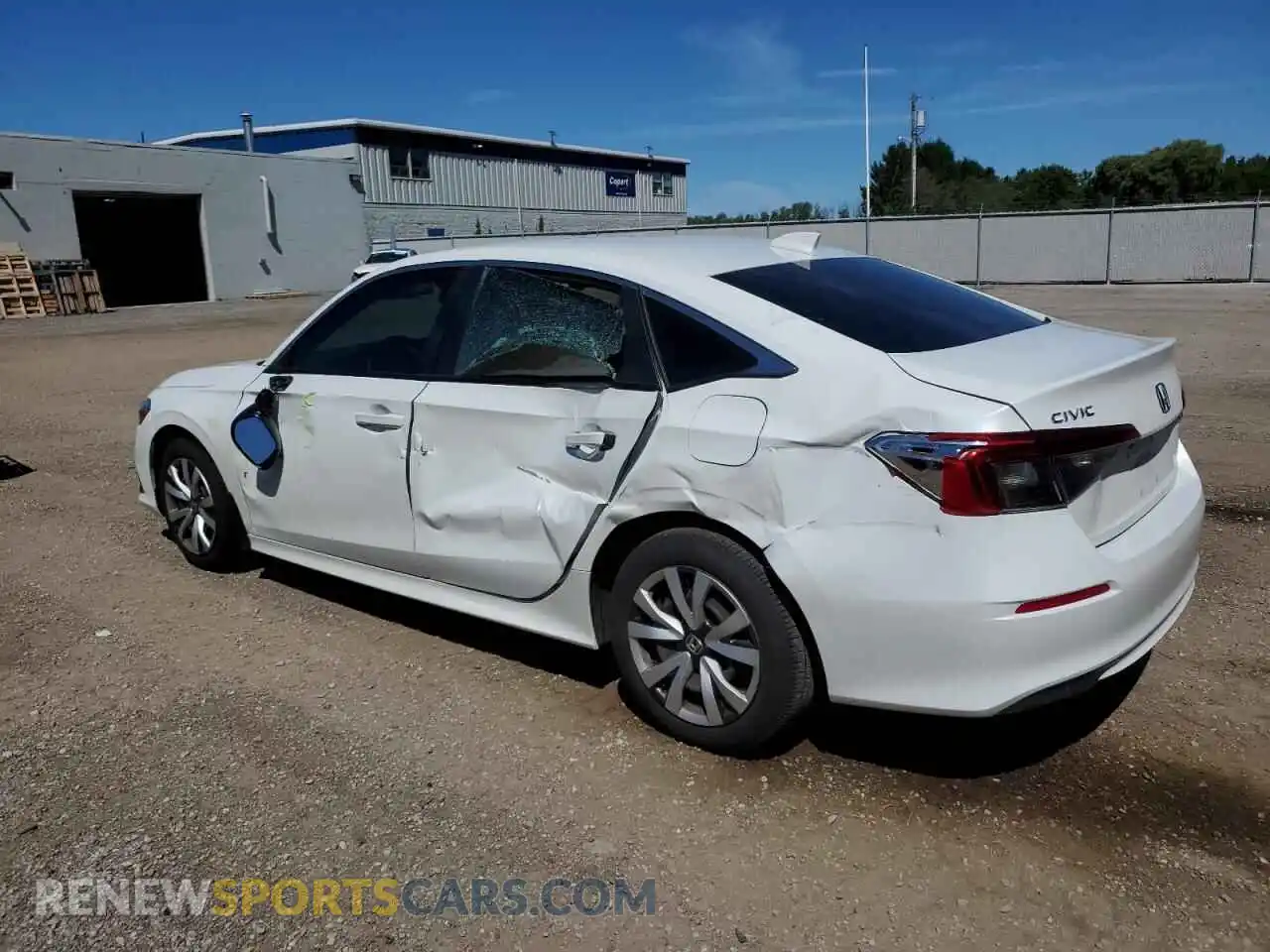 2 fotografías del automóvil dañado 2HGFE2F2XNH102894 HONDA CIVIC 2022