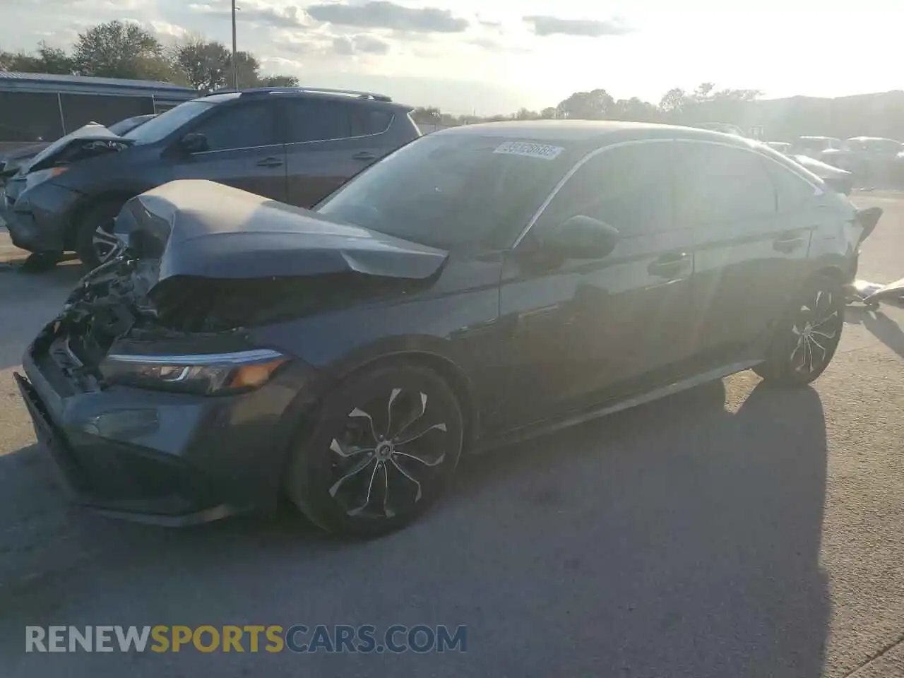 1 Photograph of a damaged car 2HGFE2F2XNH542467 HONDA CIVIC 2022