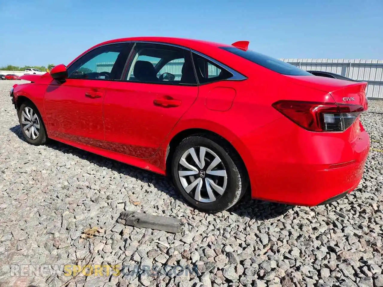 2 Photograph of a damaged car 2HGFE2F2XNH543425 HONDA CIVIC 2022