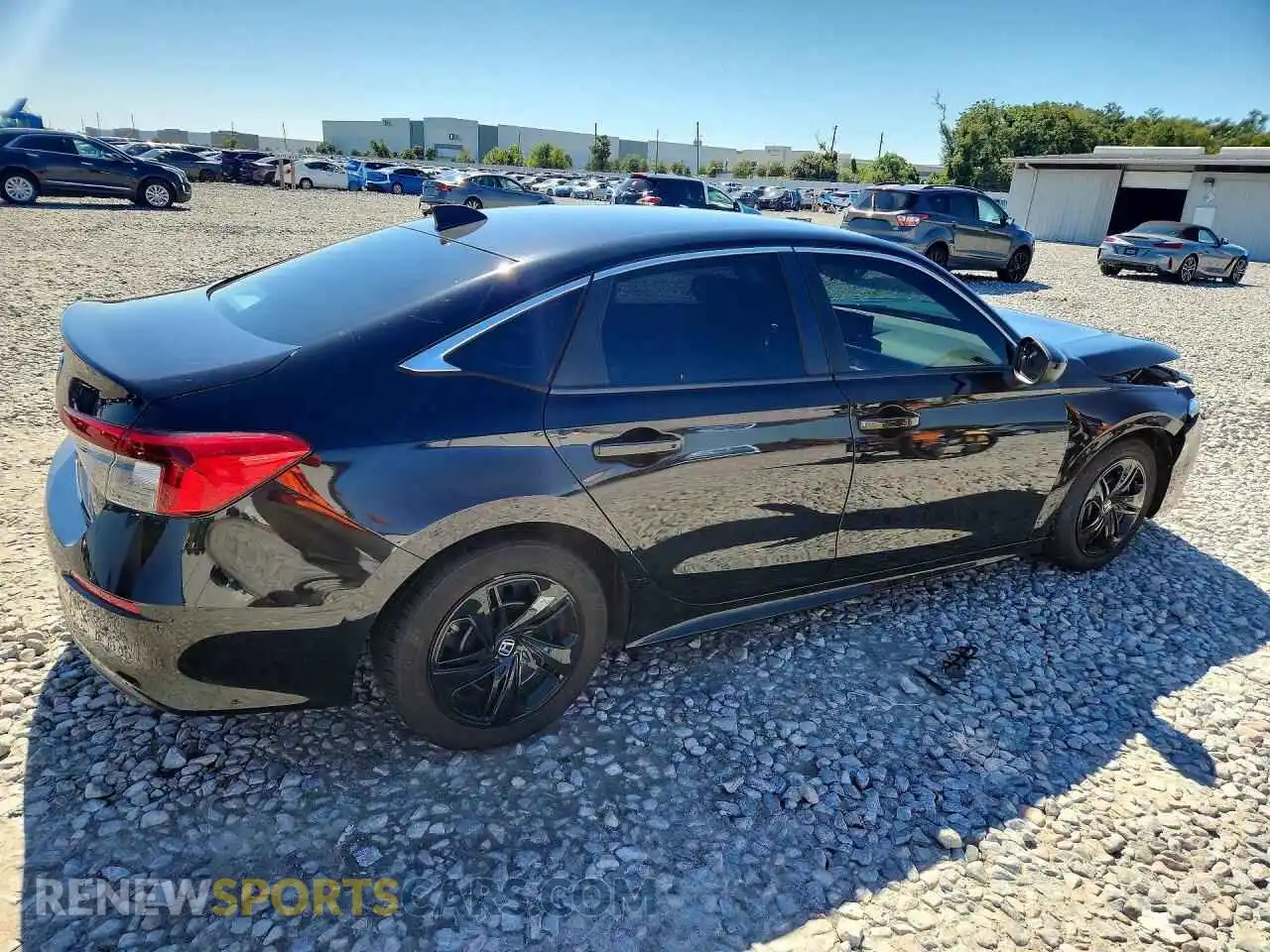 3 Photograph of a damaged car 2HGFE2F2XNH558619 HONDA CIVIC 2022