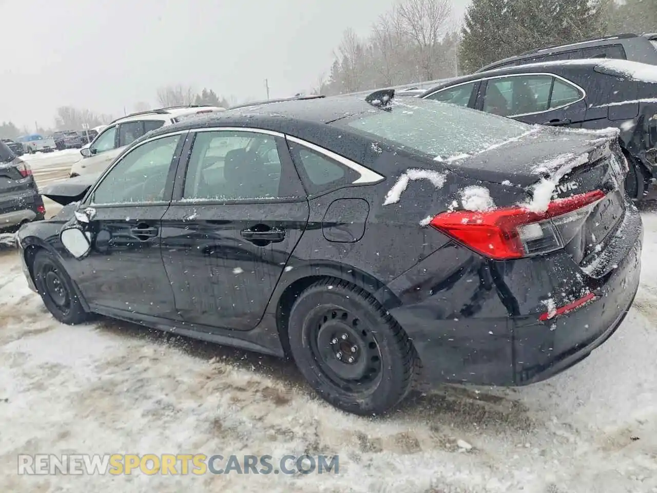 2 fotografías del automóvil dañado 2HGFE2F31NH131760 HONDA CIVIC 2022