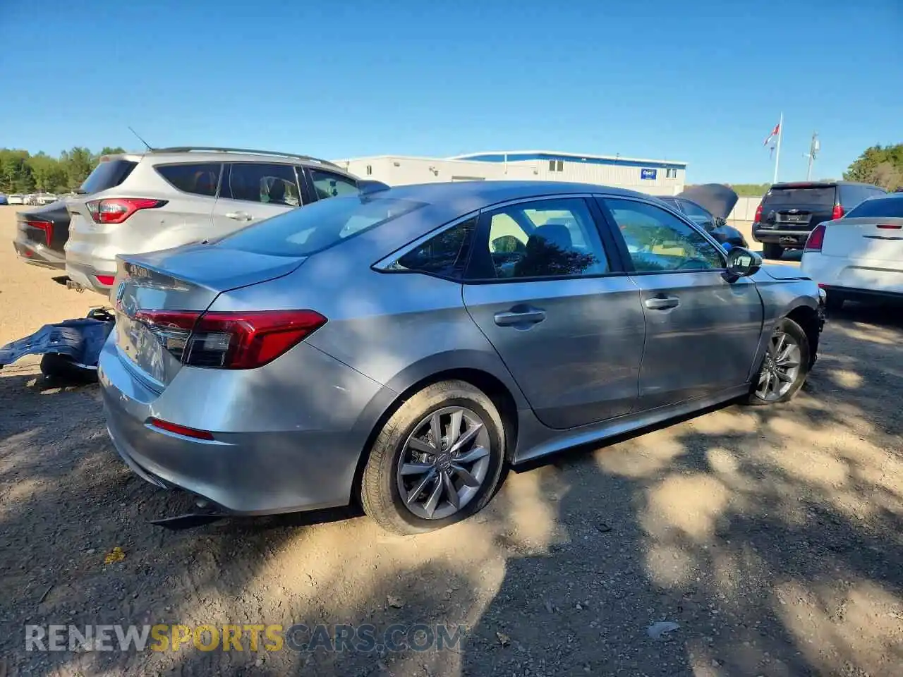 3 Photograph of a damaged car 2HGFE2F36NH130734 HONDA CIVIC 2022