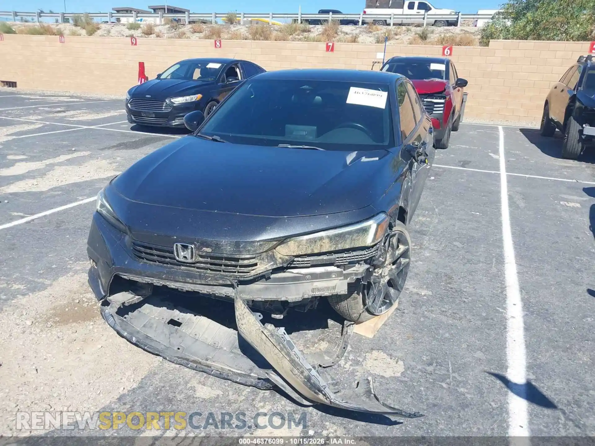 2 fotografías del automóvil dañado 2HGFE2F50NH546554 HONDA CIVIC 2022