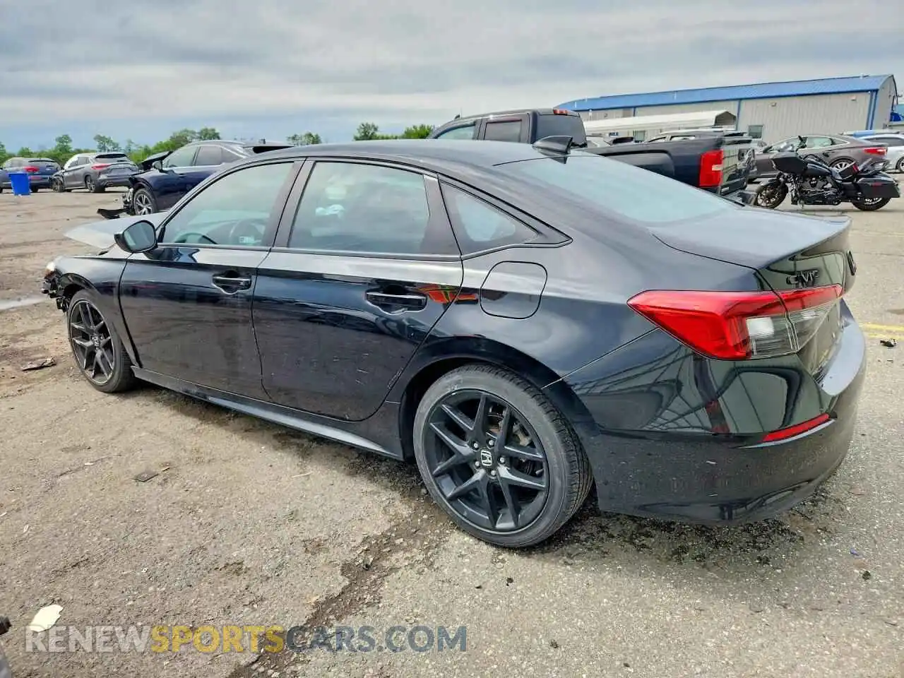 2 Photograph of a damaged car 2HGFE2F50NH593728 HONDA CIVIC 2022