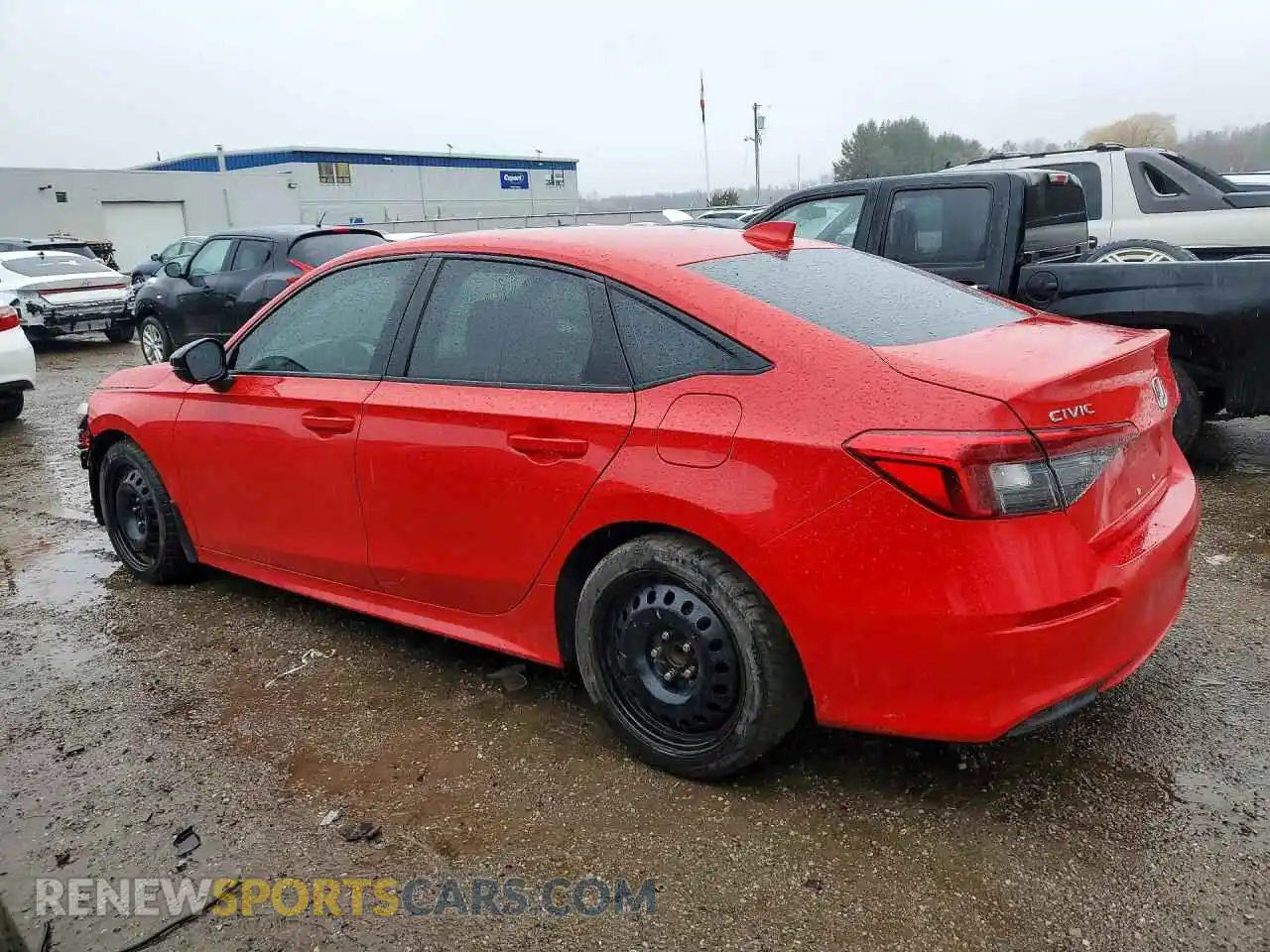 2 Photograph of a damaged car 2HGFE2F51NH116726 HONDA CIVIC 2022