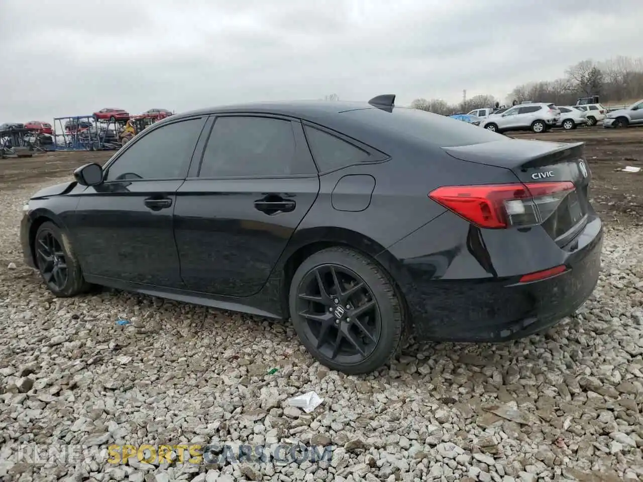 2 Photograph of a damaged car 2HGFE2F51NH539595 HONDA CIVIC 2022
