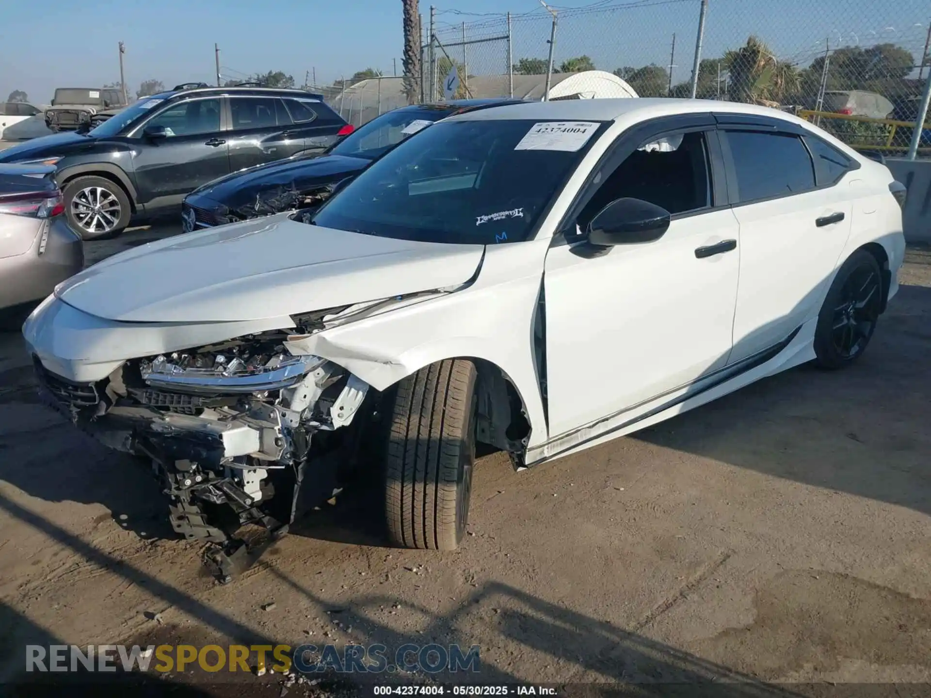 2 Фотография поврежденного автомобиля 2HGFE2F51NH550595 HONDA CIVIC 2022