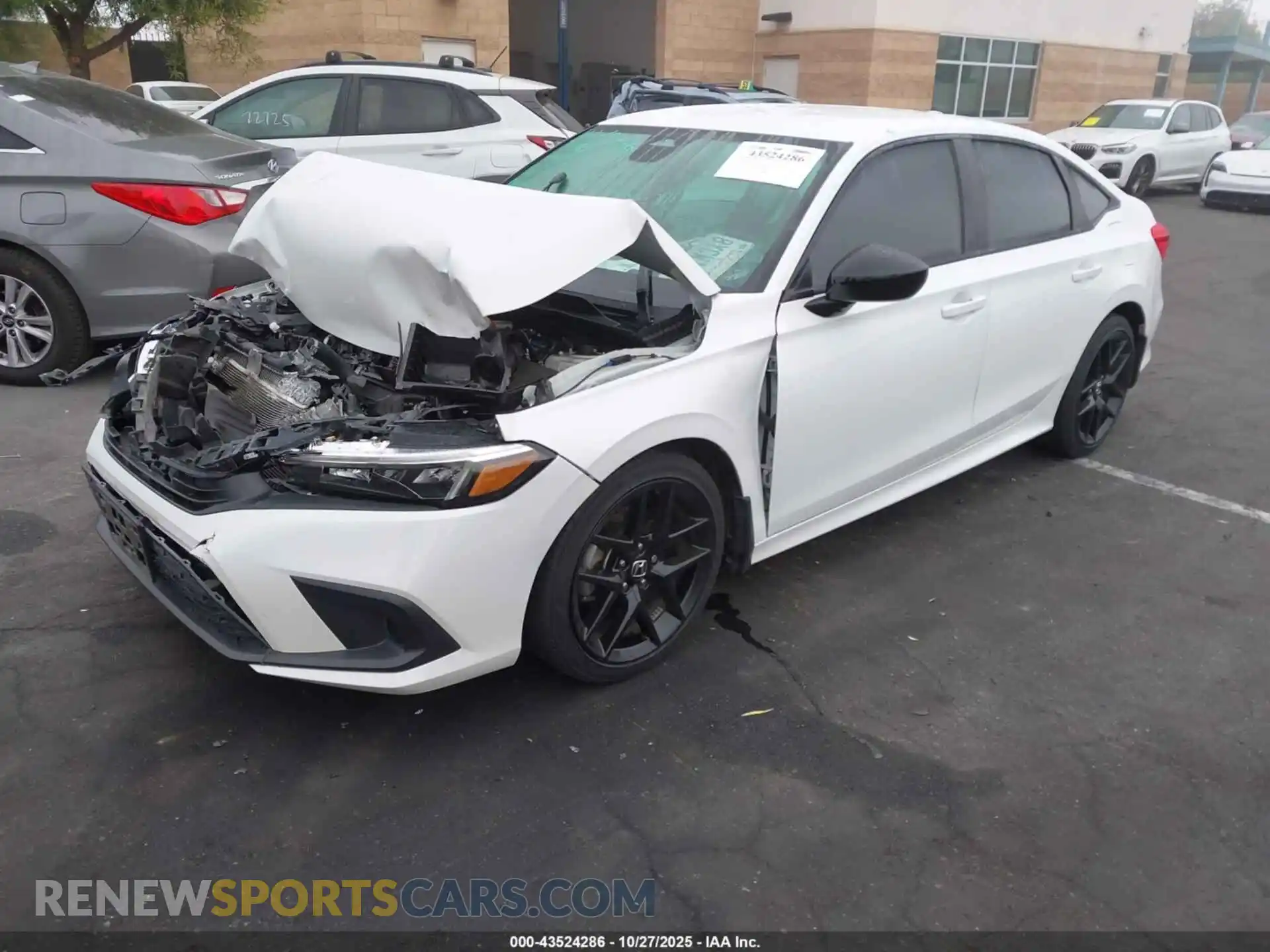 2 Photograph of a damaged car 2HGFE2F52NH522319 HONDA CIVIC 2022