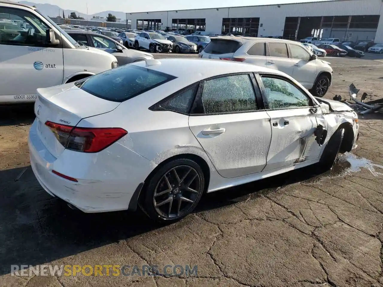 3 Photograph of a damaged car 2HGFE2F52NH524166 HONDA CIVIC 2022