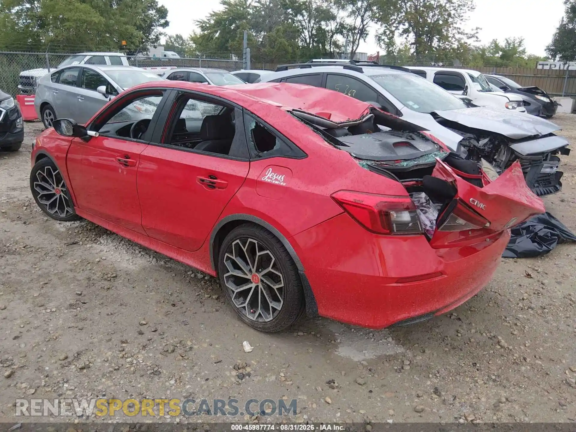 3 Photograph of a damaged car 2HGFE2F52NH525155 HONDA CIVIC 2022