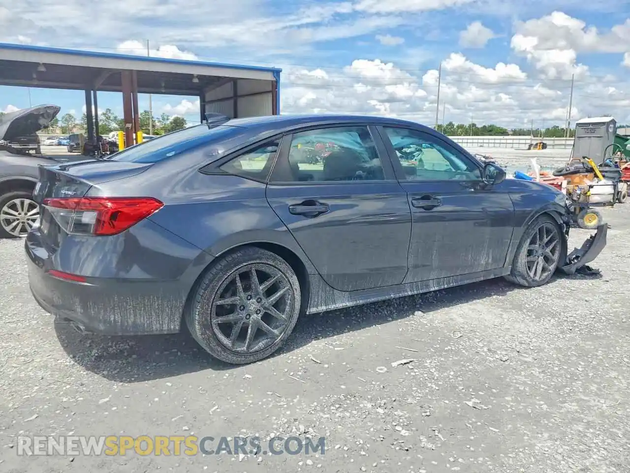 3 fotografías del automóvil dañado 2HGFE2F52NH545115 HONDA CIVIC 2022