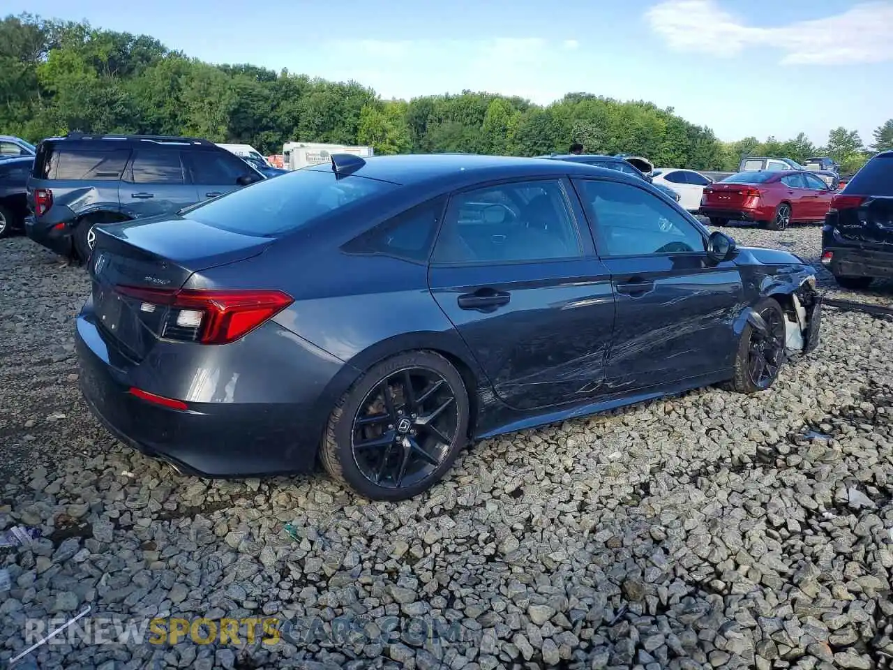 3 Photograph of a damaged car 2HGFE2F52NH551724 HONDA CIVIC 2022