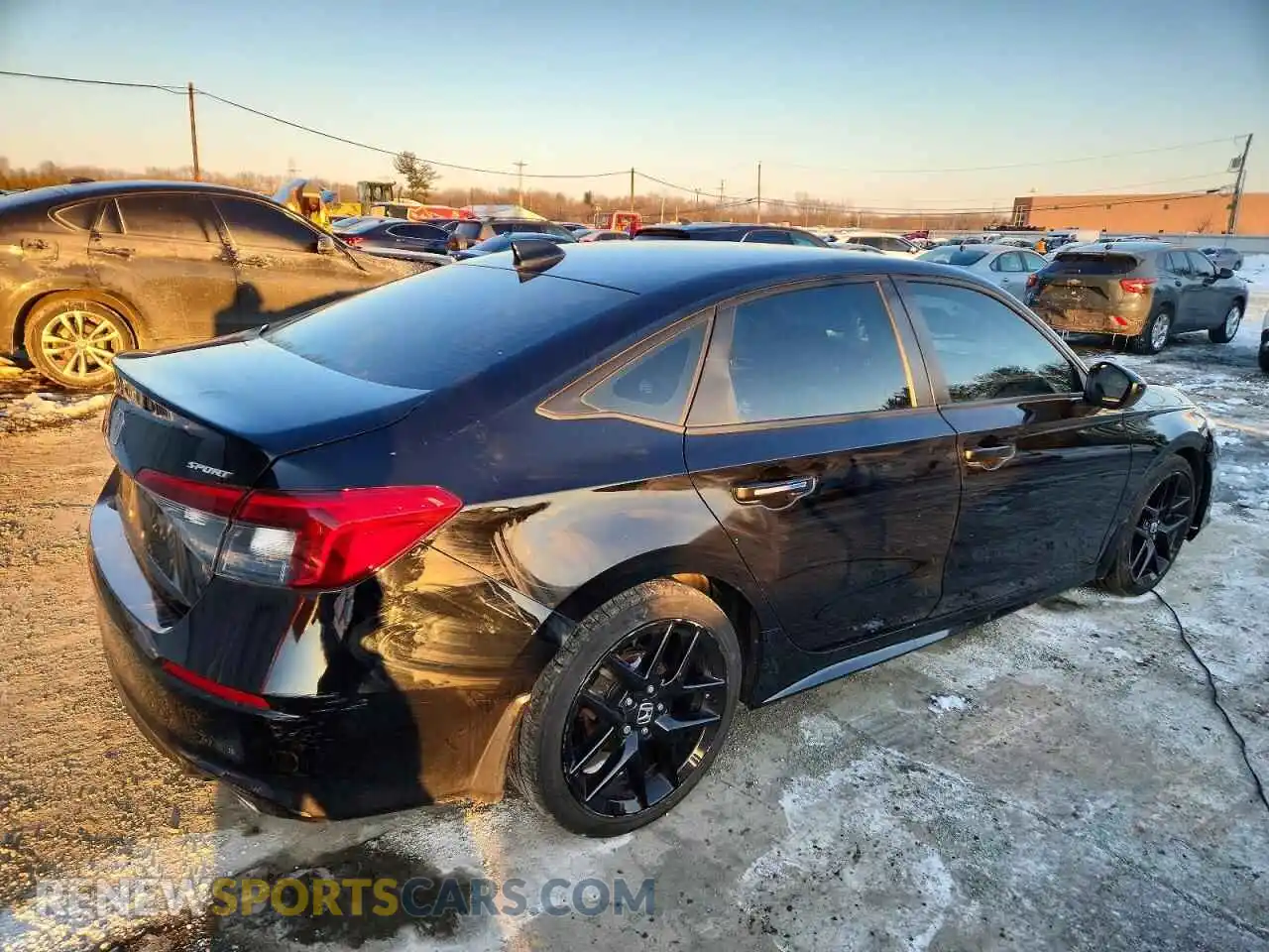 3 Photograph of a damaged car 2HGFE2F52NH552663 HONDA CIVIC 2022