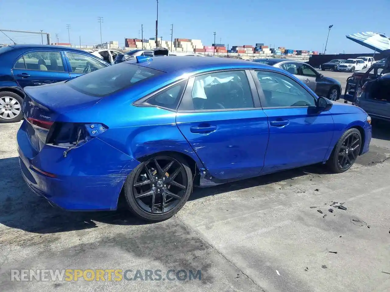 3 Photograph of a damaged car 2HGFE2F52NH560665 HONDA CIVIC 2022