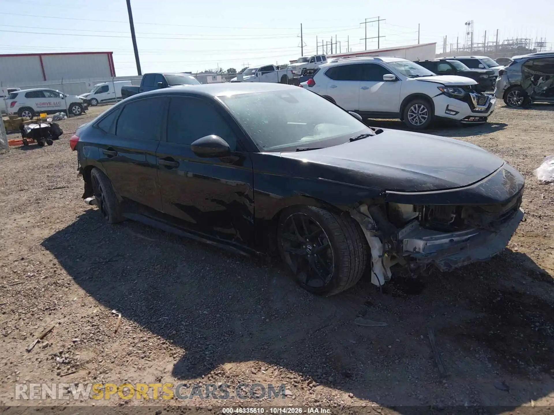 1 Photograph of a damaged car 2HGFE2F52NH567809 HONDA CIVIC 2022