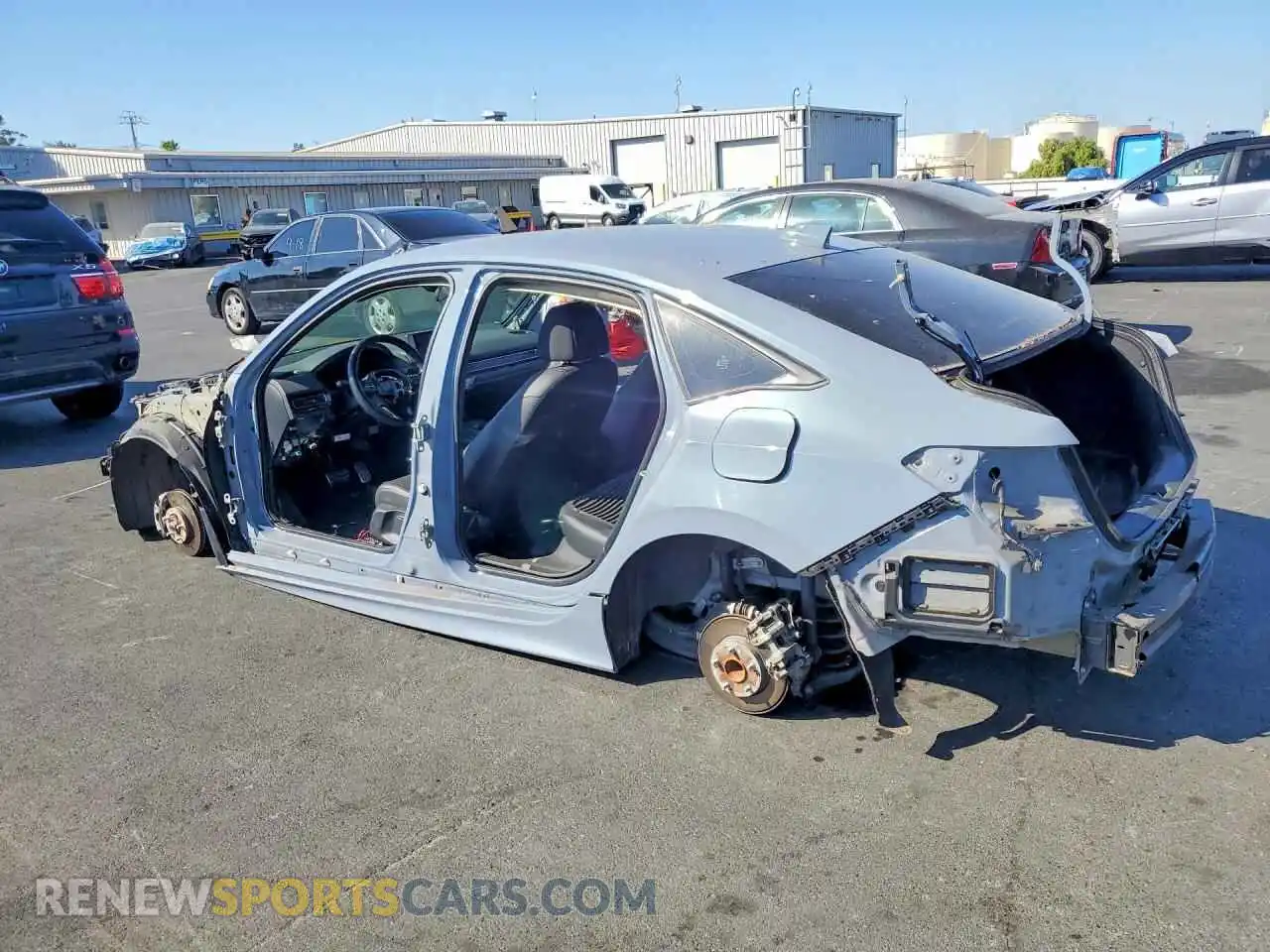 2 fotografías del automóvil dañado 2HGFE2F52NH578938 HONDA CIVIC 2022