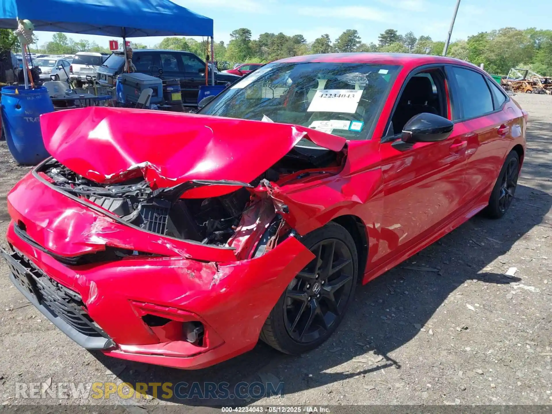 2 Photograph of a damaged car 2HGFE2F52NH583170 HONDA CIVIC 2022