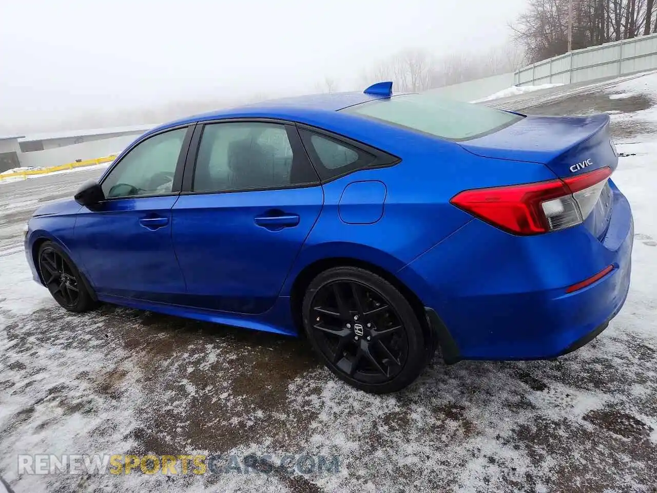 2 Photograph of a damaged car 2HGFE2F53NH513015 HONDA CIVIC 2022