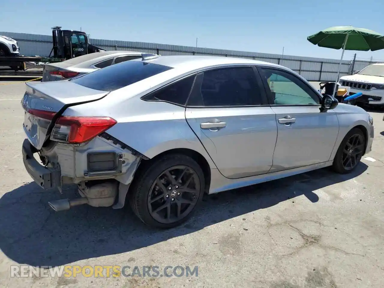 3 Photograph of a damaged car 2HGFE2F53NH564482 HONDA CIVIC 2022