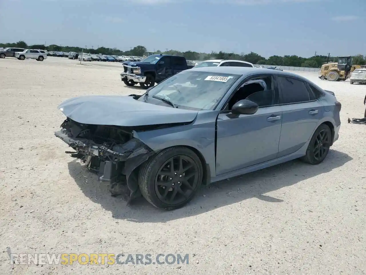 1 Photograph of a damaged car 2HGFE2F53NH595683 HONDA CIVIC 2022