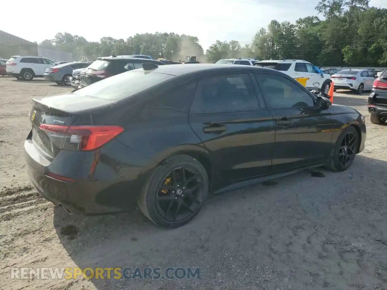 3 Photograph of a damaged car 2HGFE2F54NH513430 HONDA CIVIC 2022