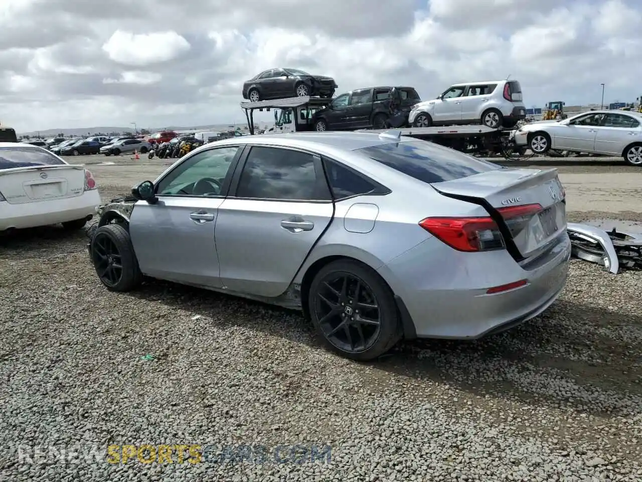 2 Photograph of a damaged car 2HGFE2F54NH525626 HONDA CIVIC 2022