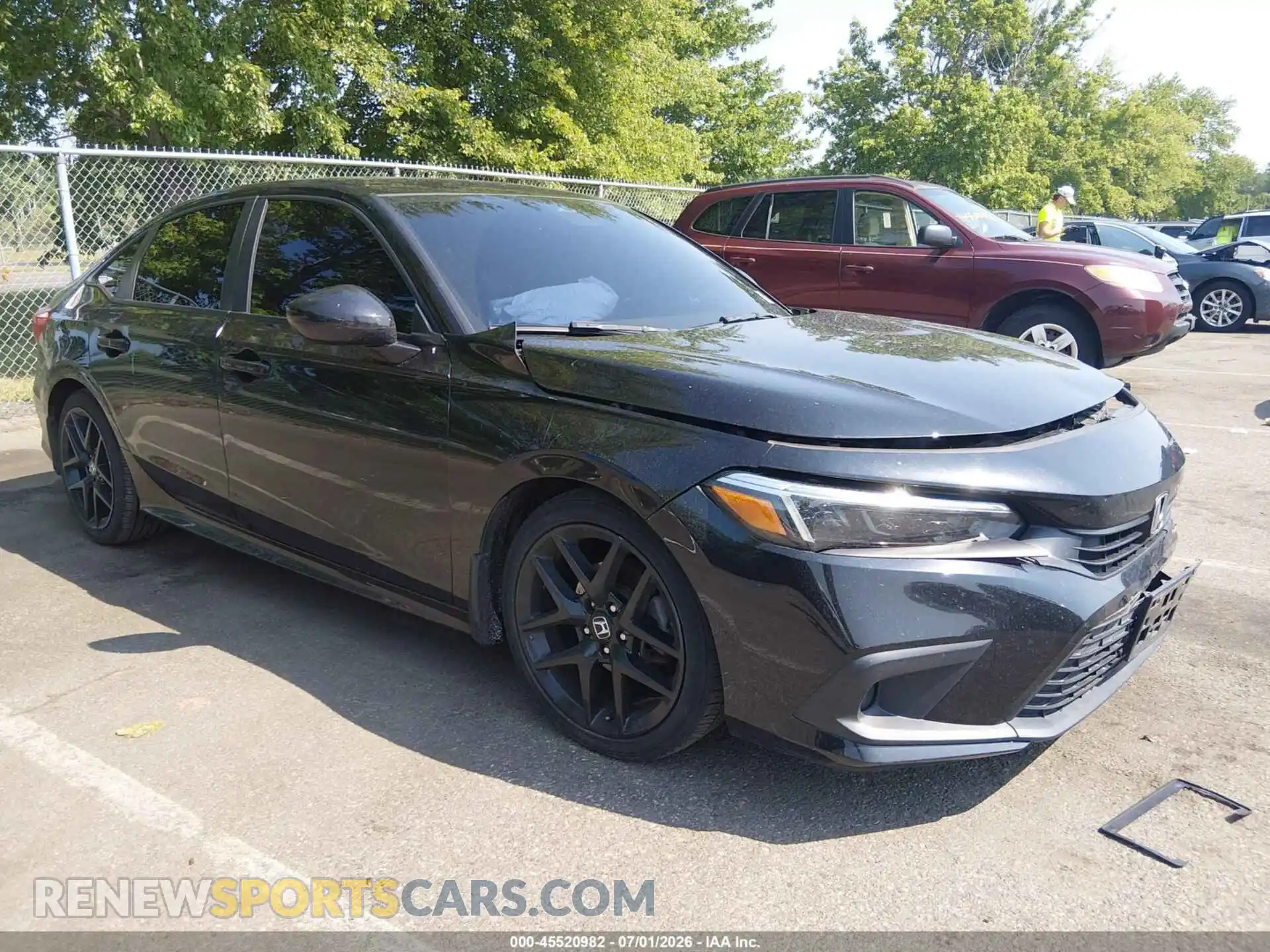 1 Photograph of a damaged car 2HGFE2F54NH557007 HONDA CIVIC 2022