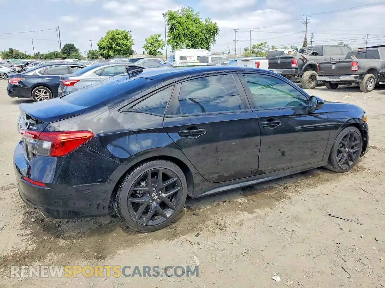 3 Photograph of a damaged car 2HGFE2F54NH604262 HONDA CIVIC 2022