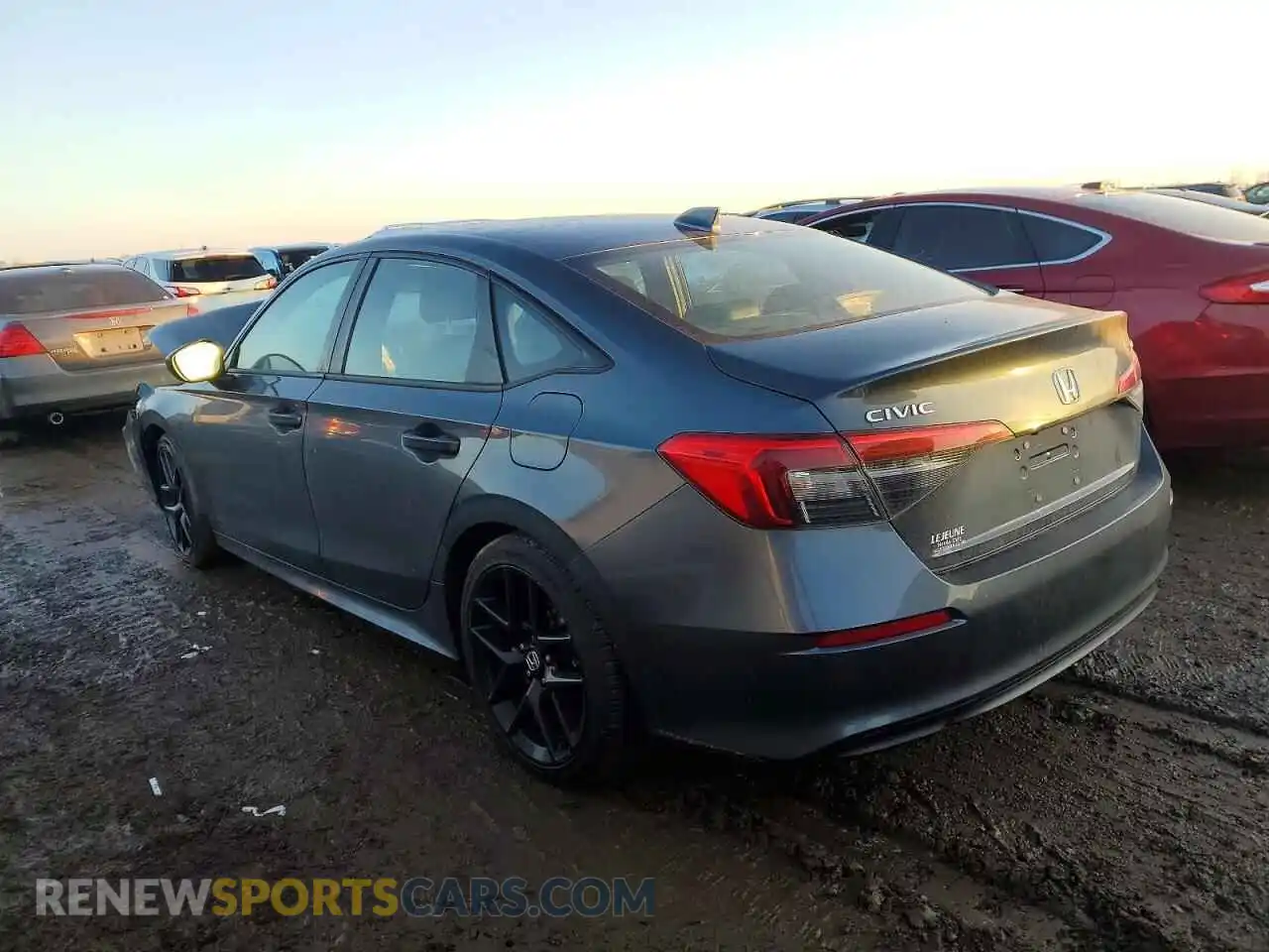 2 Photograph of a damaged car 2HGFE2F54NH610160 HONDA CIVIC 2022