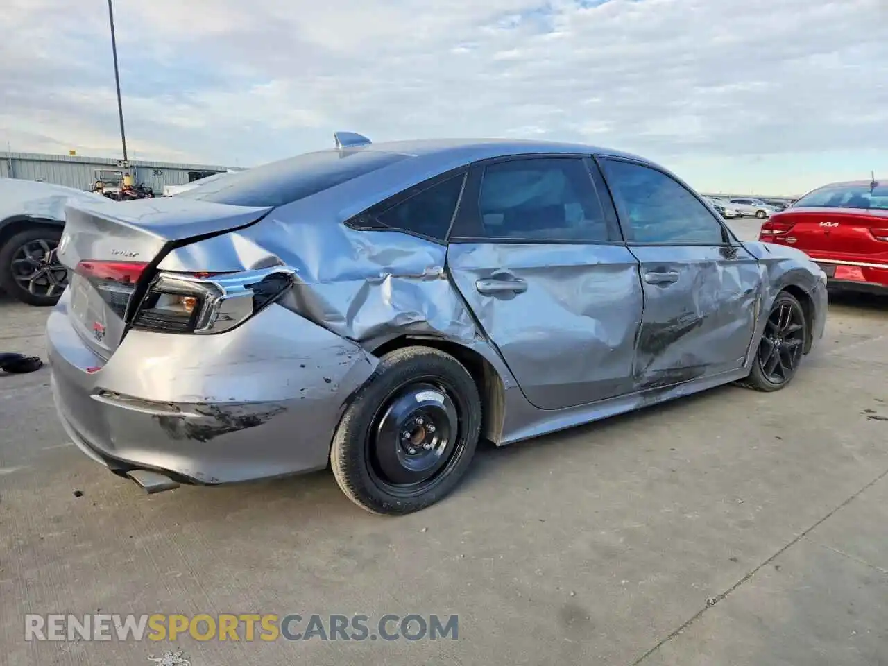 3 Photograph of a damaged car 2HGFE2F55NH537719 HONDA CIVIC 2022
