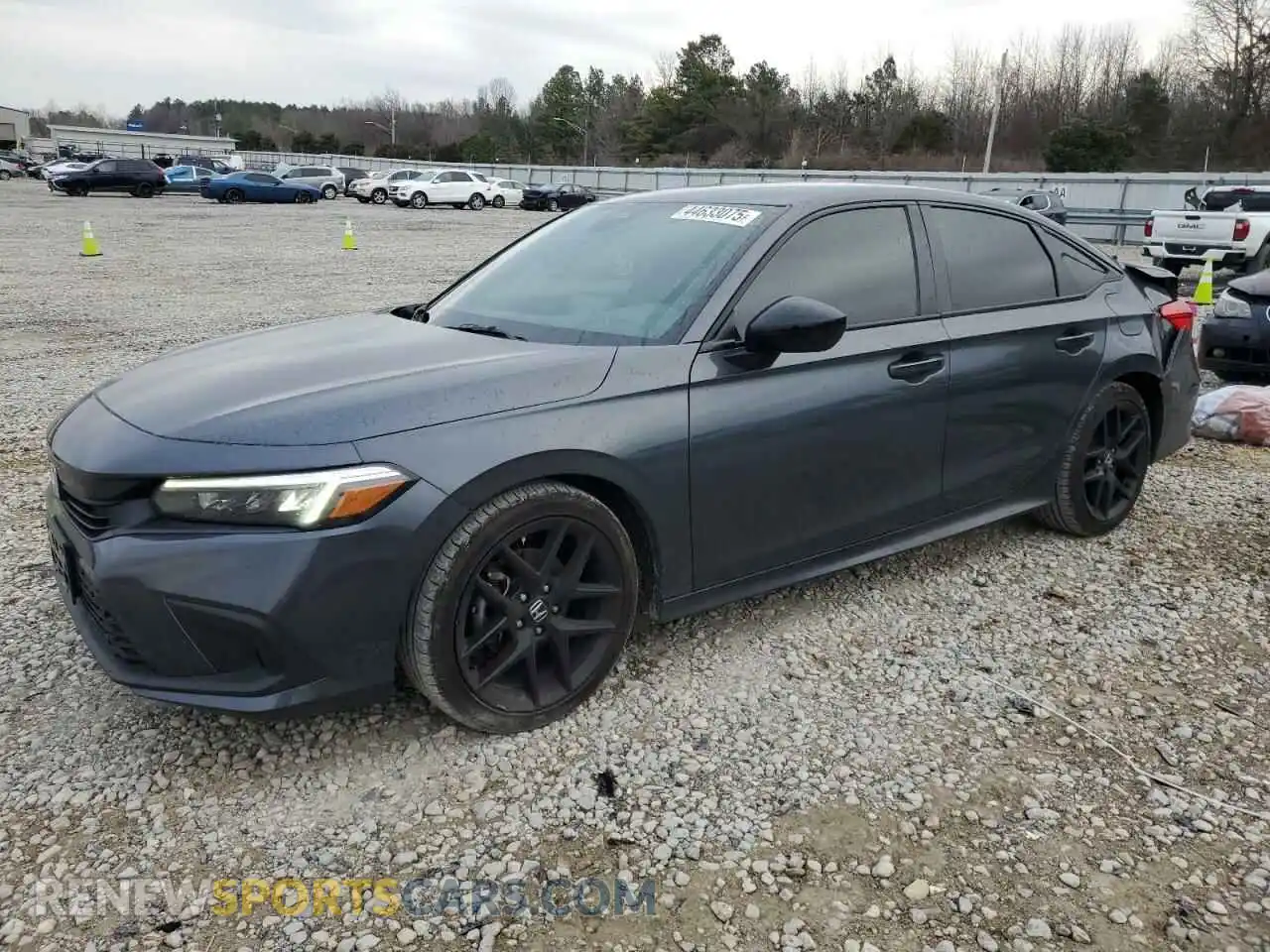 1 Photograph of a damaged car 2HGFE2F55NH538143 HONDA CIVIC 2022