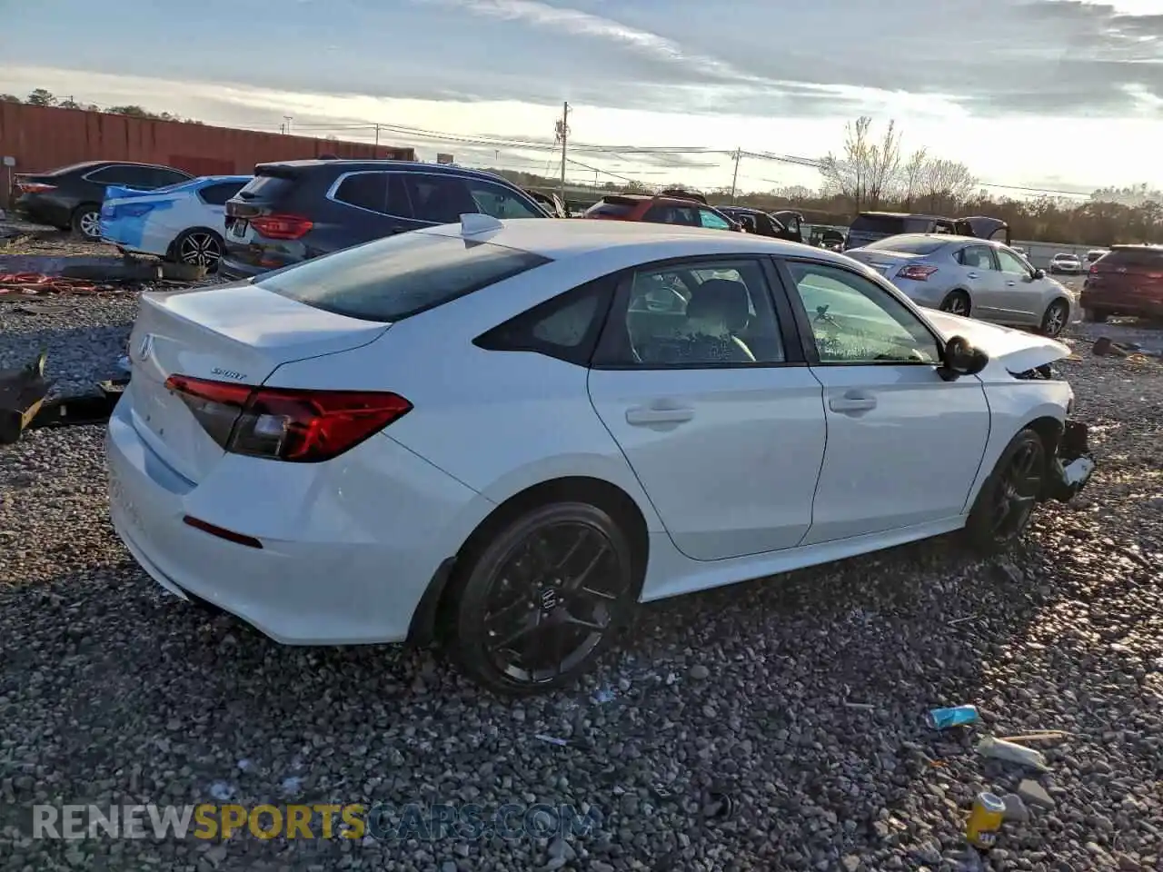 3 Photograph of a damaged car 2HGFE2F55NH544699 HONDA CIVIC 2022